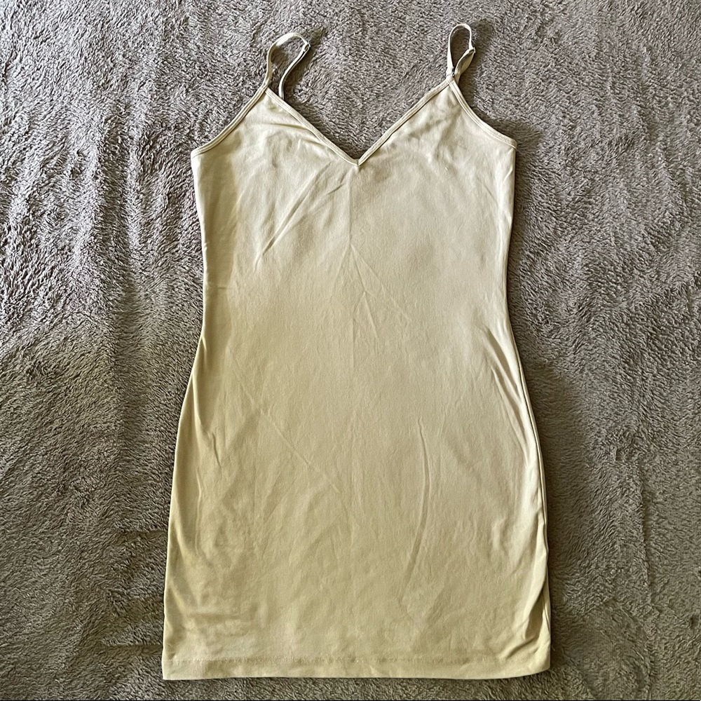 ‼️LAST CALL‼️ All Saints Tan Slip Dress